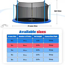 Load image into Gallery viewer, ORCC Trampoline Replacement Net 15FT

