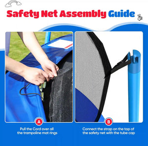 ORCC Trampoline Replacement Net 15FT