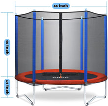 Load image into Gallery viewer, ORCC Indoor Mini Kids Trampoline Red Pad