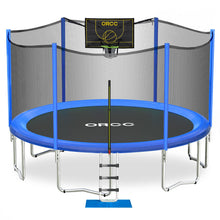 Load image into Gallery viewer, ORCC Out-net trampoline with Basketball Hoop