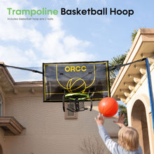 Load image into Gallery viewer, ORCC Out-net trampoline with Basketball Hoop