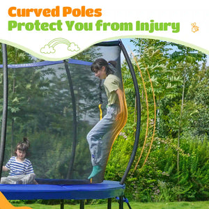 ORCC In-net Trampoline with Curved Poles
