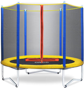 ORCC Indoor Mini Kids Trampoline Yellow Pad