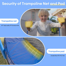 Load image into Gallery viewer, ORCC In-net trampoline with Basketball Hoop and Backboard
