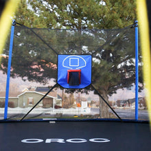 Load image into Gallery viewer, Basketball hoop on trampoline
