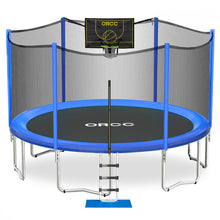 Load image into Gallery viewer, ORCC Out-net trampoline with Basketball Hoop
