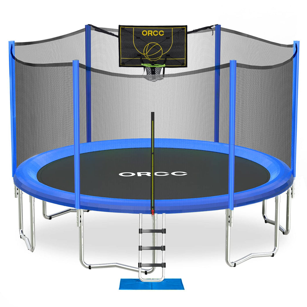 ORCC Out-net trampoline with Basketball Hoop