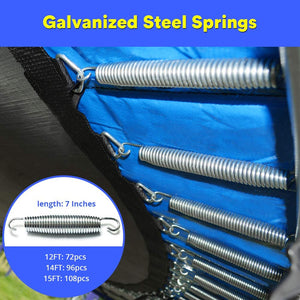 Galvanized steel springs