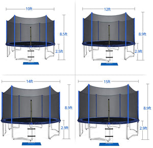 ORCC TRAMPOLINE SIZE